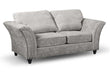 Canterbury Truffle Fabric 2 Seater Sofa