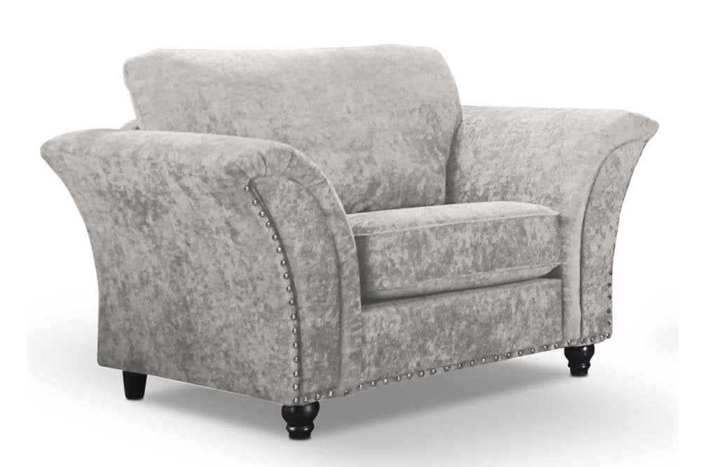 Canterbury Truffle Fabric Armchair