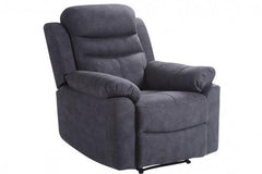 Conway Grey Fabric Recliner Armchair