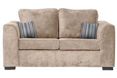 Nancy Beige Fabric 2 Seater Sofa