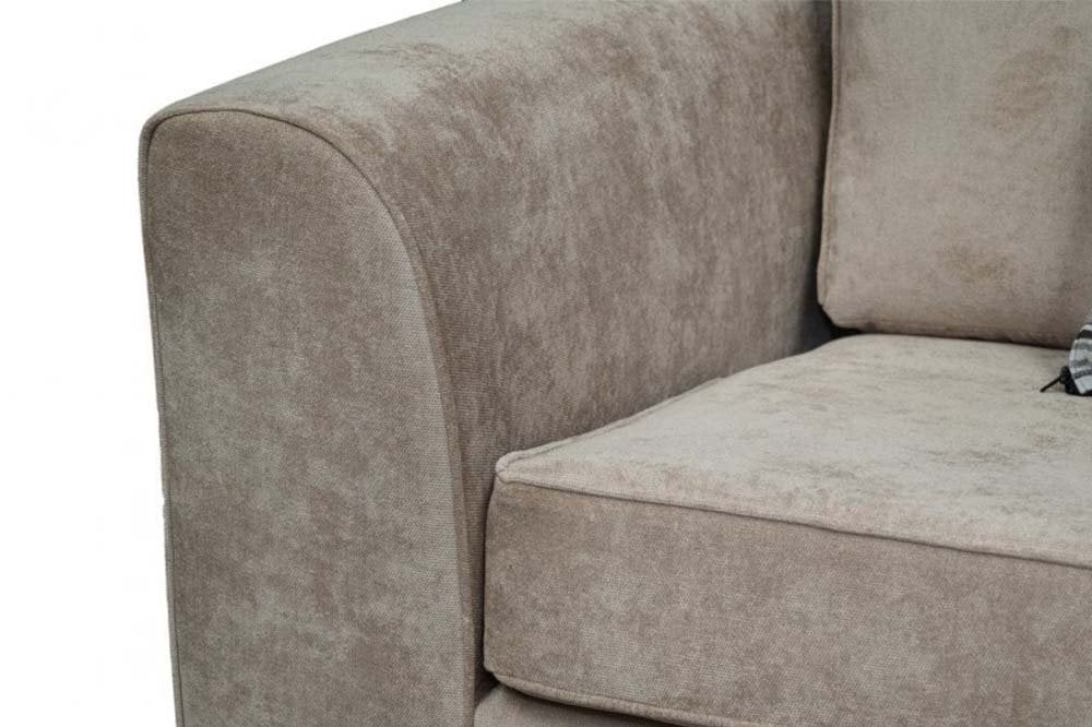 Nancy Beige Fabric 2 Seater Sofa