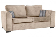 Nancy Beige Fabric 3 Seater Sofa