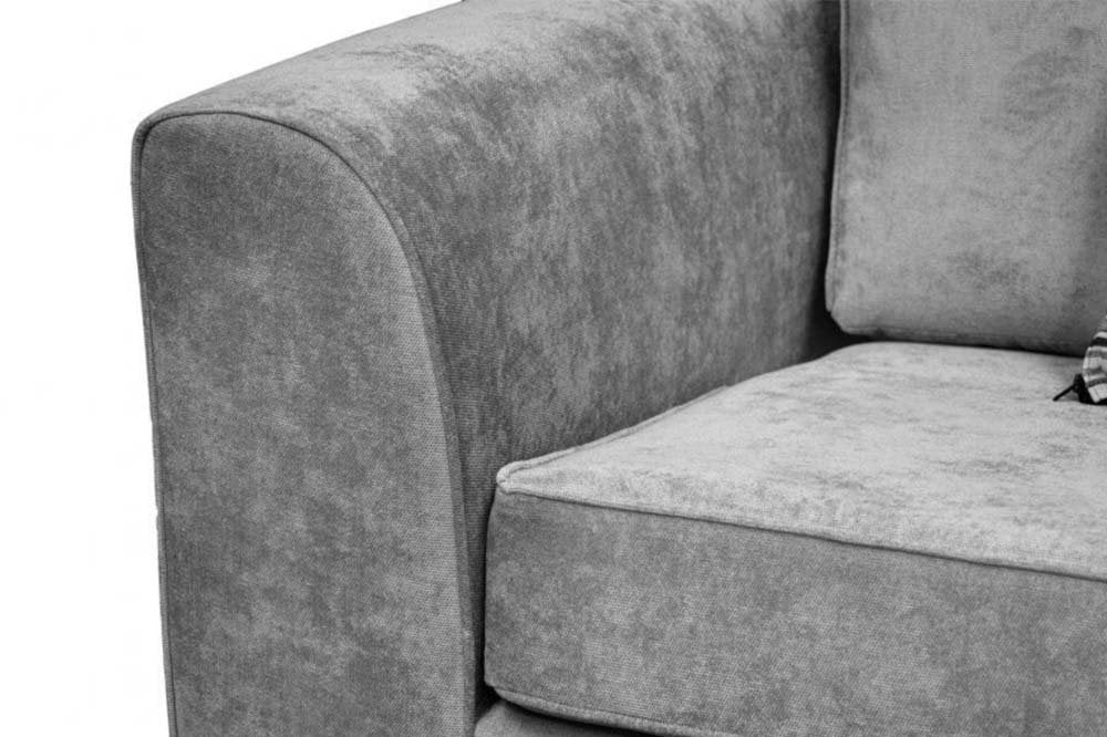 Nancy Grey Fabric Armchair