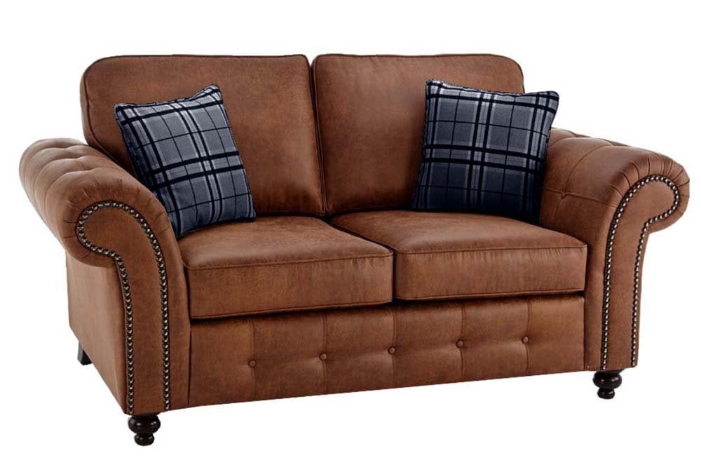 Uppingham Tan Suede 3 + 2 Sofa Set