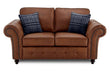 Uppingham Tan Suede 2 Seater Sofa