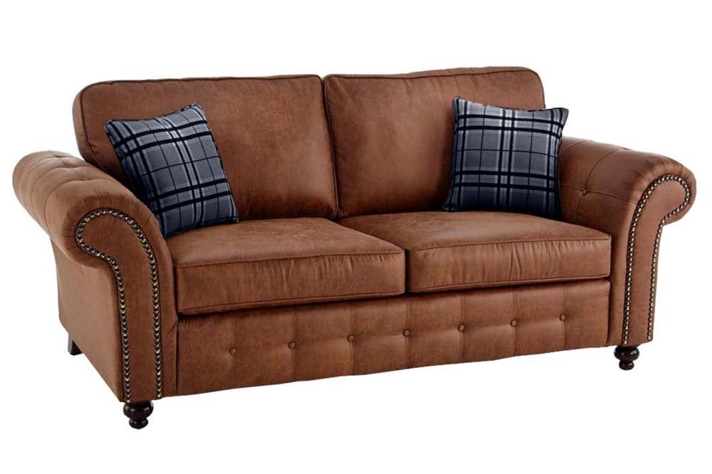 Uppingham Tan Suede 3 + 2 Sofa Set