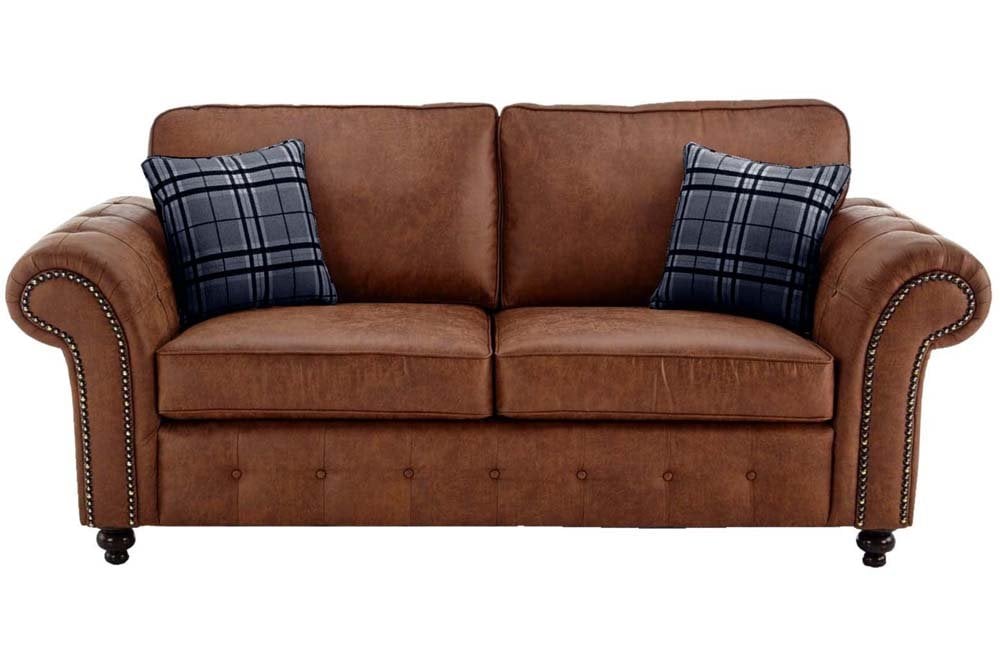 Uppingham Tan Suede 3 + 2 Sofa Set