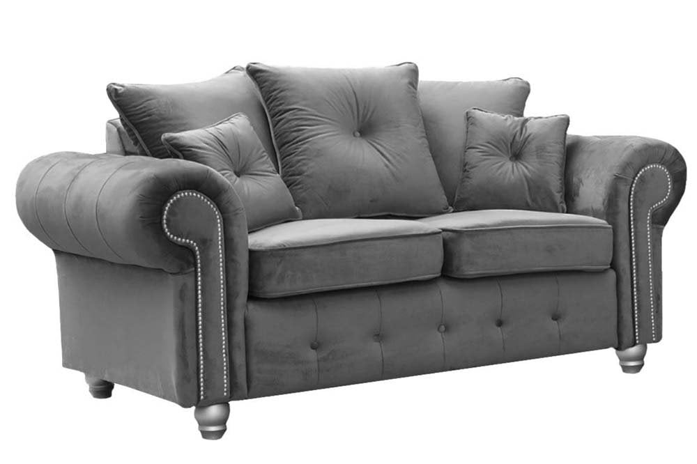 Olympia Grey Fabric 3 + 2 Seater Sofa Set