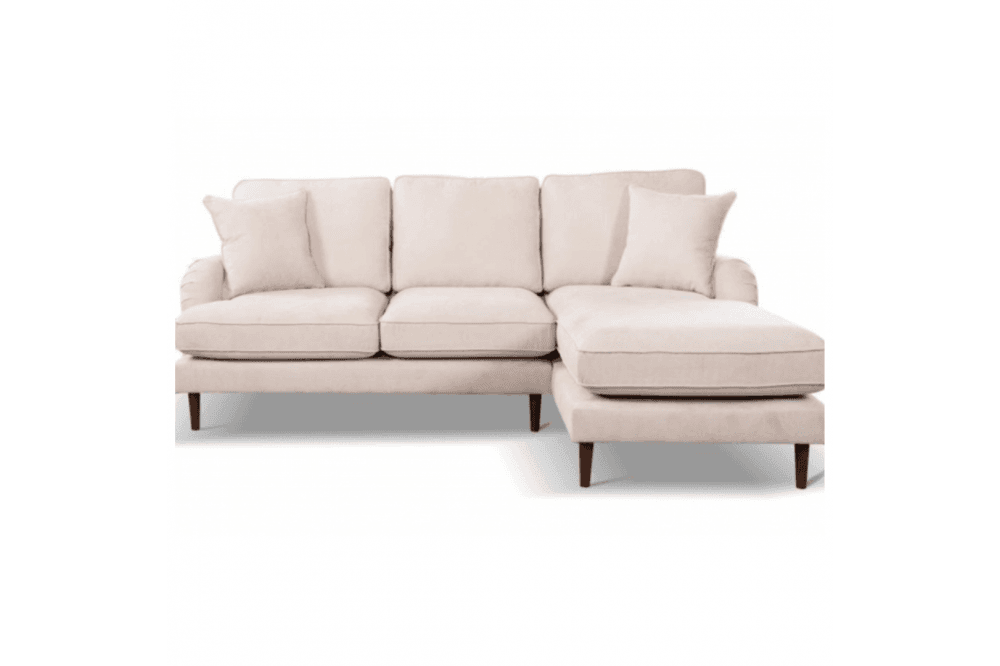 Rupert Beige Fabric Right Hand Corner Sofa