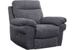 Tanya Grey Fabric Electric Recliner Armchair