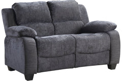 Valeria  Grey Fabric 2 Seater Sofa