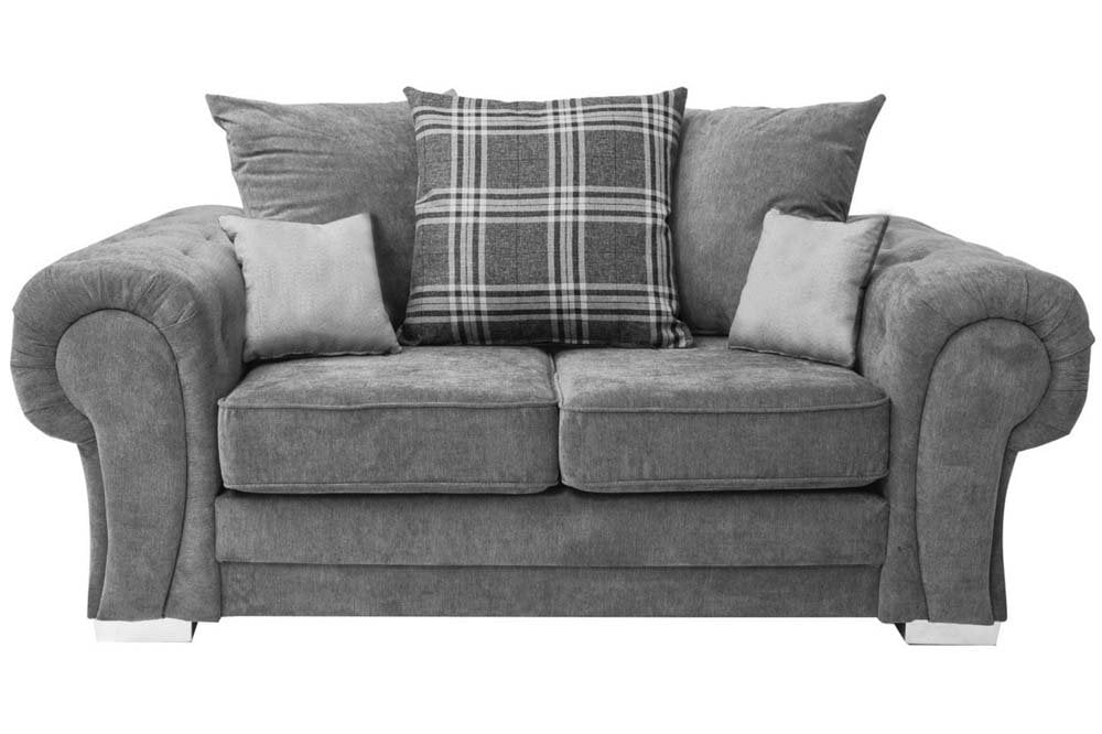 Serona Scatter Grey Fabric 3+2 Seater Sofa Set