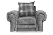 Serona Scatter Grey Fabric Armchair