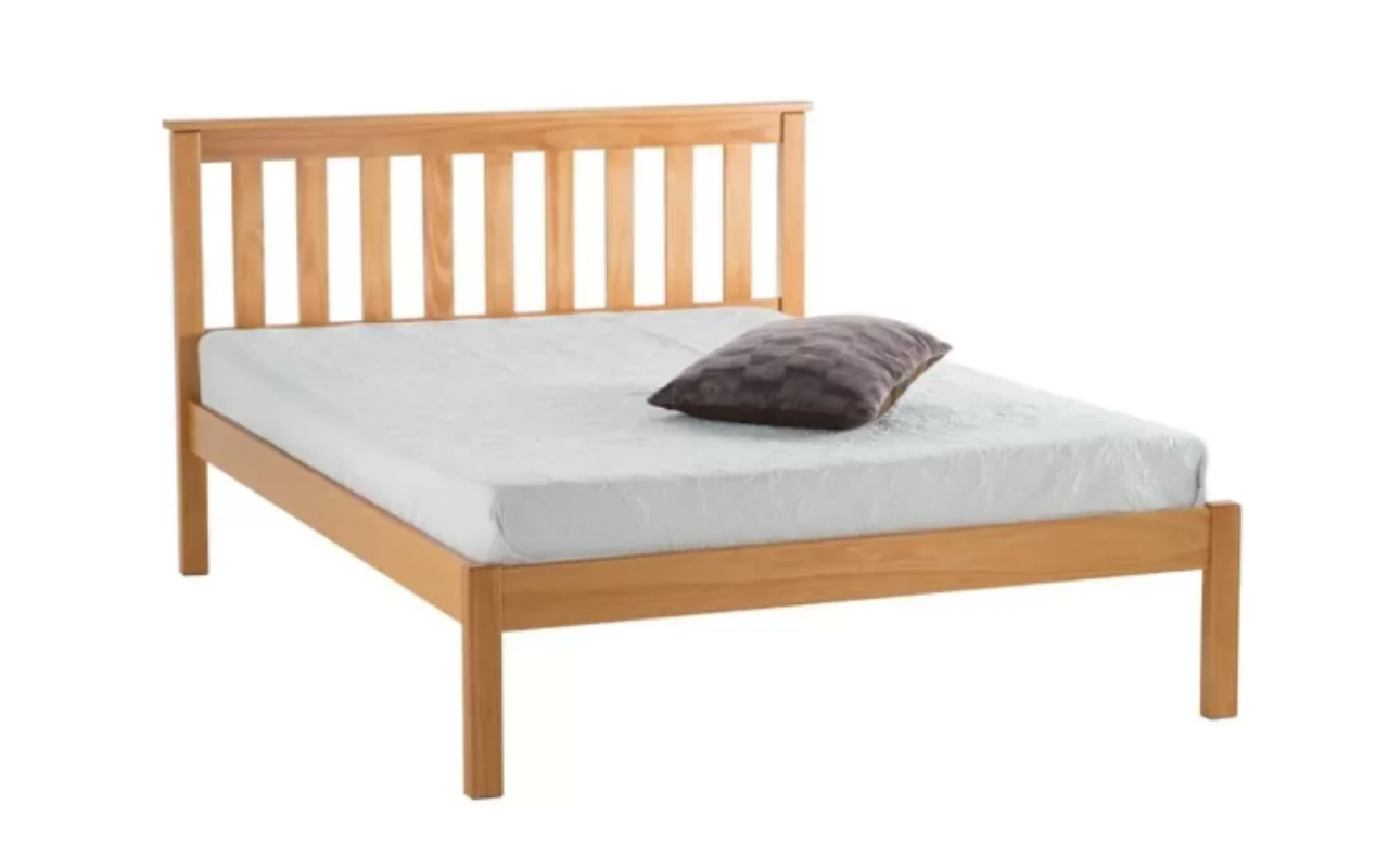 Denver Shaker Style Single  Pine Bed + Sleep Happy Single Nimbus Foam Mattress